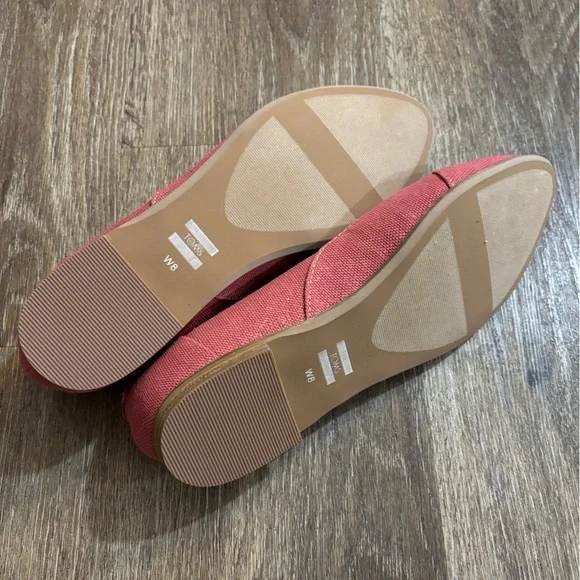 TOMS | EUC Women's Jutti Neat Flat Metallic Ballet Flats Canvas Loafers Shoes, 8 - Picture 8 of 10